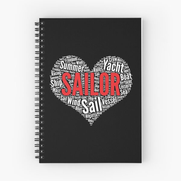 Item preview, Sailor Heart Shape Word Cloud Design design designed and sold by theodoros20.