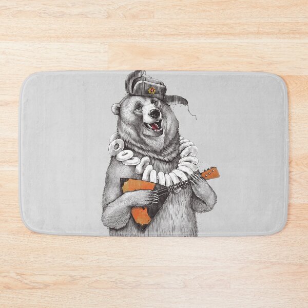 Item preview, bear with balalaika designed and sold by Niti-Niti.