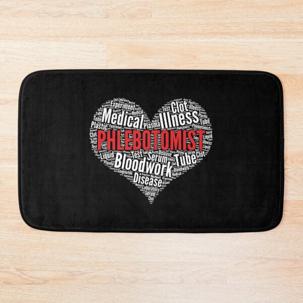 Item preview, Phlebotomist Heart Shape Word Cloud Design product designed and sold by theodoros20.