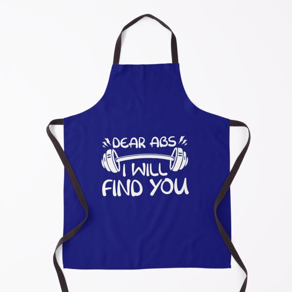 Item preview, Dear Abs I Will Find You, Funny Gym, Fitness, Workout, Motivation Quote designed and sold by DesignHouse07.