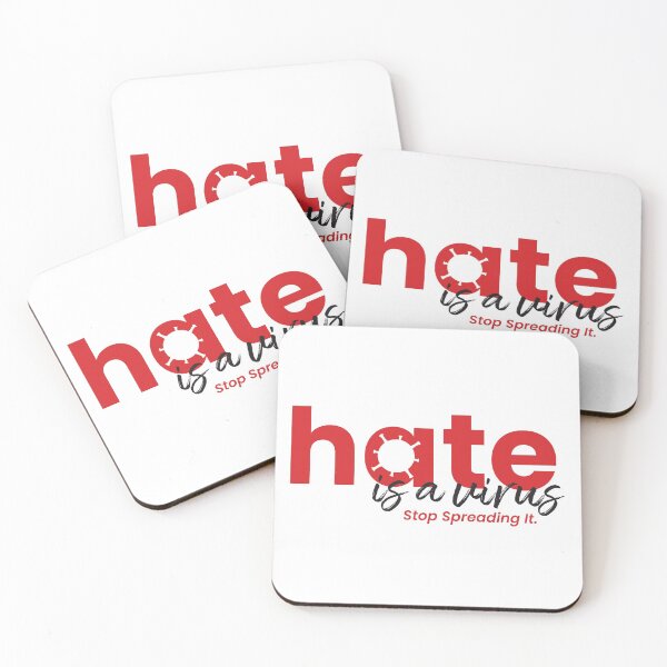 Item preview, Hate Is A Virus Stop AAPI Hate Asian Lives Matter designed and sold by StickerbashCo.