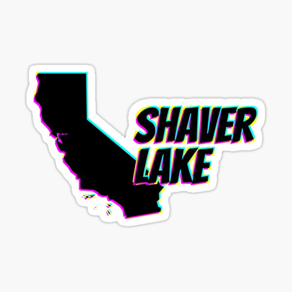 Shaver Lake California CMYK Offset Edges Sticker