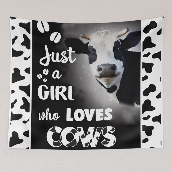 Item preview, Just A Girl Who Loves Cows designed and sold by Midu Roy.