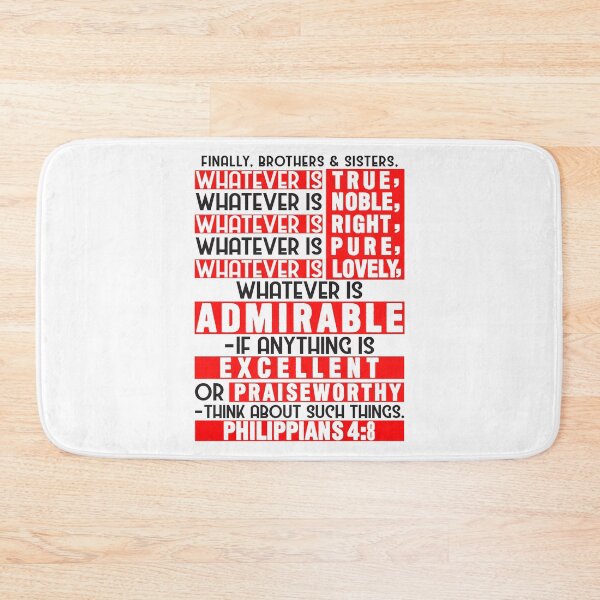 Item preview, Philippians 4:8 designed and sold by plushism.