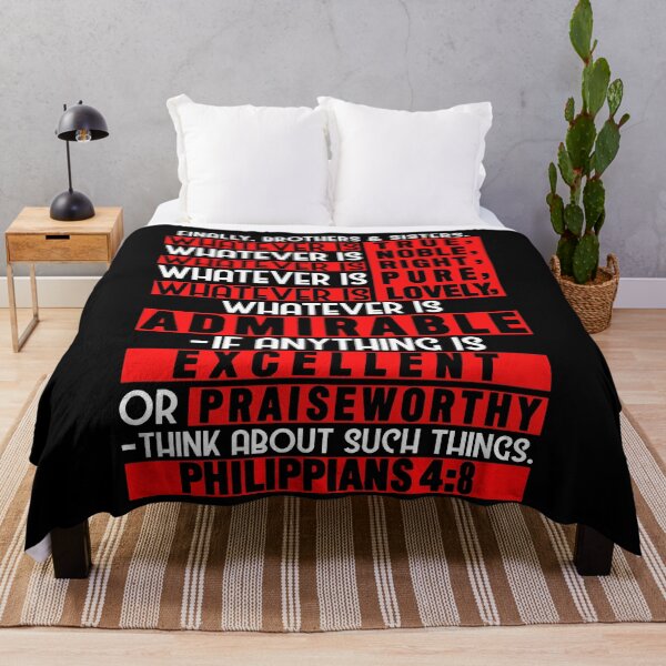 Item preview, Philippians 4:8 designed and sold by plushism.