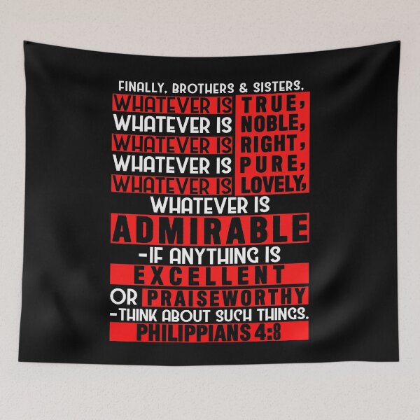 Item preview, Philippians 4:8 designed and sold by plushism.