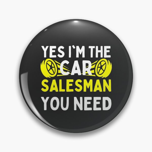 Item preview, Yes i'm the car Salesman you need designed and sold by GoaTeeGram.
