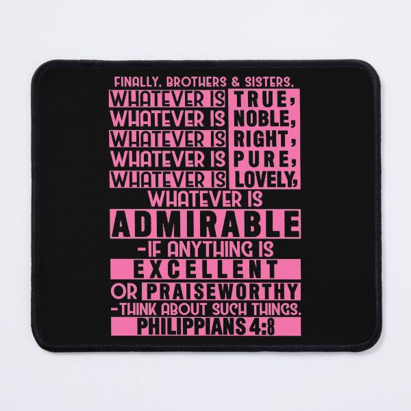 Item preview, Philippians 4:8 designed and sold by plushism.