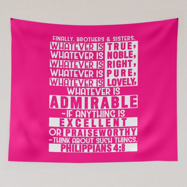Item preview, Philippians 4:8 designed and sold by plushism.