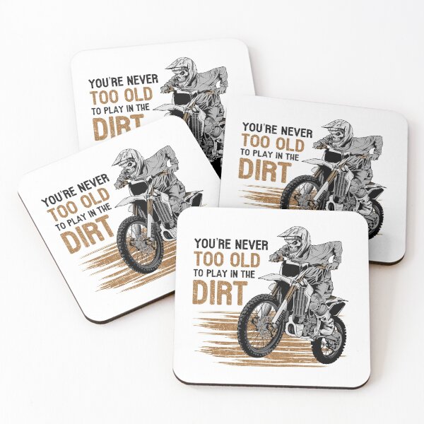 Item preview, You are never too old to play in the dirt Biking enduro motocross  designed and sold by grinta2021.