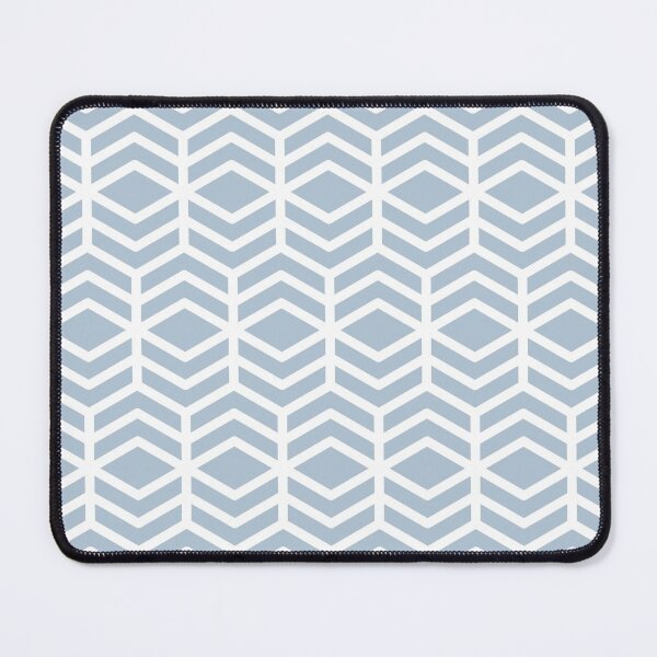 Item preview, Blue and White Chevron Line Shape Pattern Pairs Dulux 2022 Colour of the Year Bright Skies - Color Trends designed and sold by ColorOfTheYears.