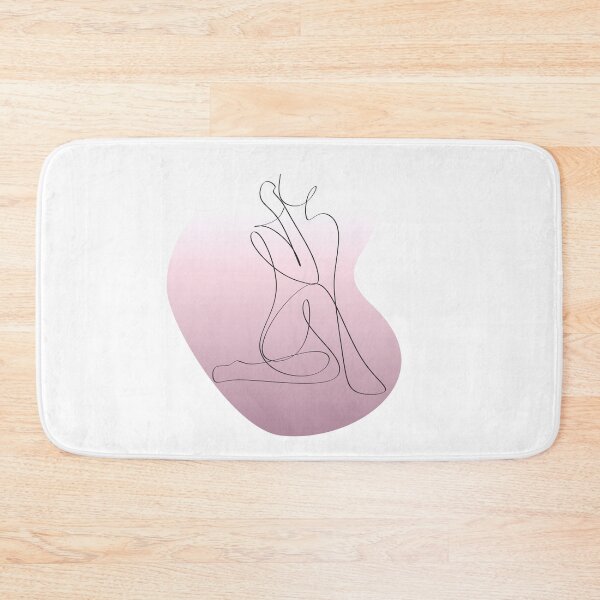 Item preview, Abstract Sitting Body - Blush designed and sold by A Fabulous Production.
