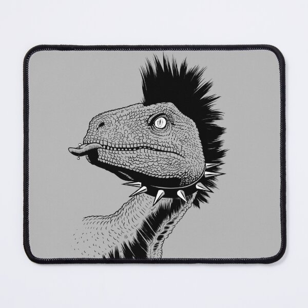 Item preview, Crested punk velociraptor designed and sold by albertocubatas.