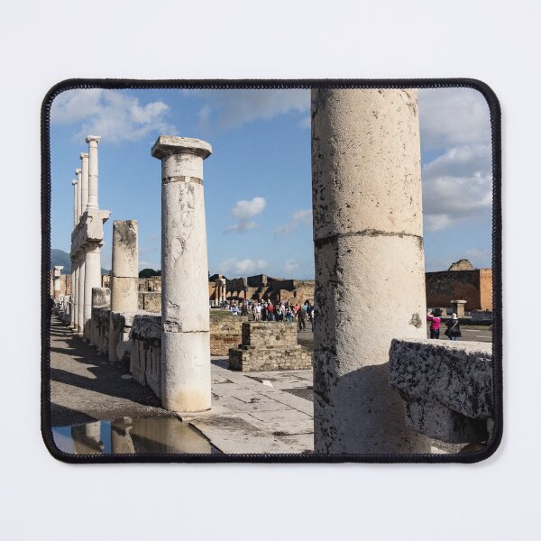 Item preview, Columns - Ancient Pompeii Roman Forum designed and sold by Georgia Mizuleva.