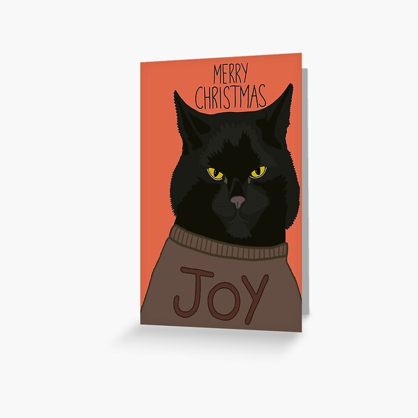 Item preview, Black Cat Christmas  designed and sold by ArtByAnyaR.