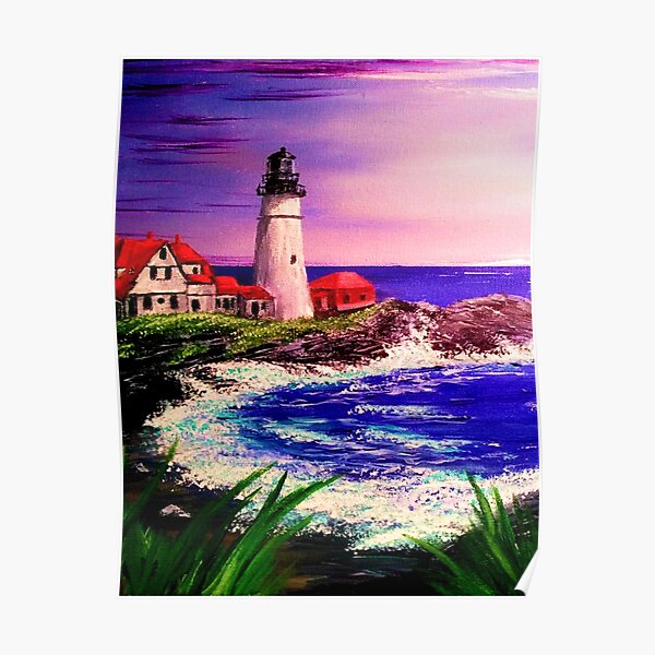 Portland Head Light Poster