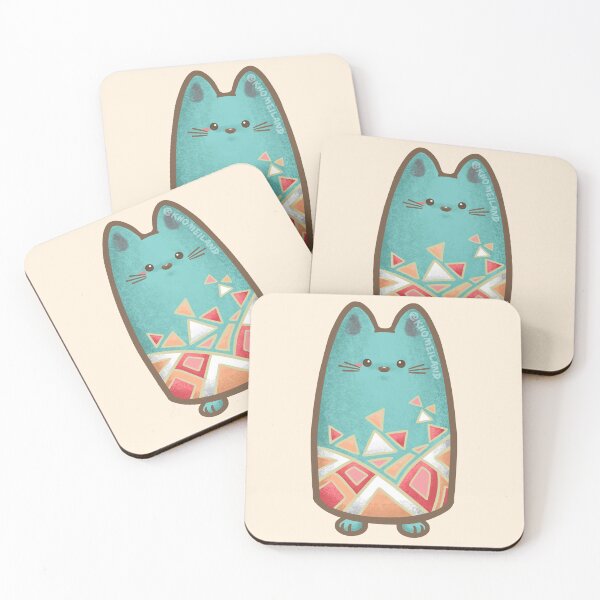 Item preview, Cat with Mozaic Pattern designed and sold by Khotekmei.