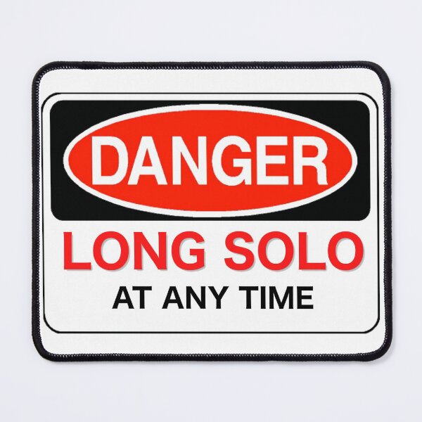 Item preview, DANGER! LONG SOLO! designed and sold by Corry Bros Jazz Stuff Shop.