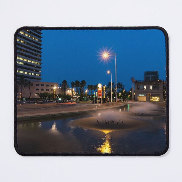 Item preview, Barcelona Street Glow - Blue Hour Golden Light  designed and sold by Georgia Mizuleva.