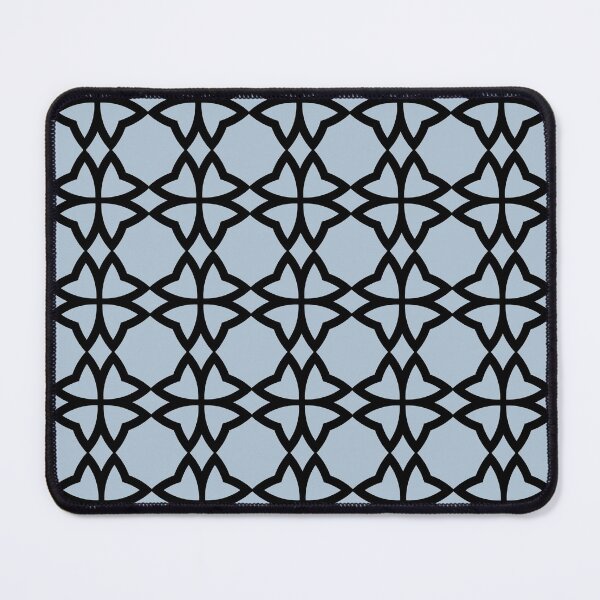 Artikelvorschau, Black and Blue Minimal Flower Pattern Pairs Dulux 2022 Colour of the Year Bright Skies - Color Trends entworfen und verkauft von ColorOfTheYears.