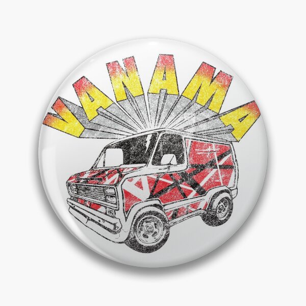 Item preview, VANAMA - rock n roll van tour parody distressed retro vintage style 1984 70s 80s designed and sold by Killer-Shirts.