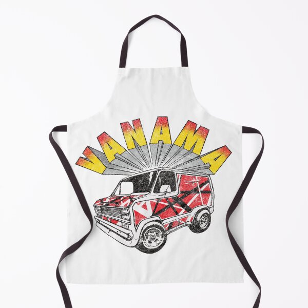 Item preview, VANAMA - rock n roll van tour parody distressed retro vintage style 1984 70s 80s designed and sold by Killer-Shirts.