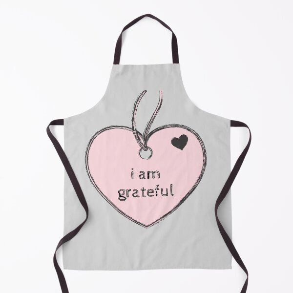 Item preview, I Am Grateful Pink Heart designed and sold by Always Inspired.