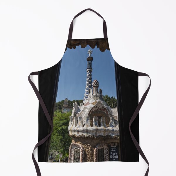 Item preview, Fanciful Trencadis Tilework - Antoni Gaudi’s Entrance Pavilion at Park Guell designed and sold by Georgia Mizuleva.