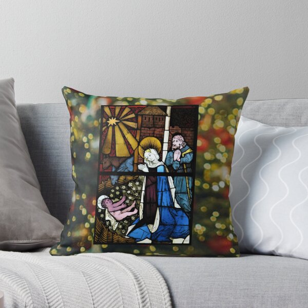 Nativity Throw Pillow