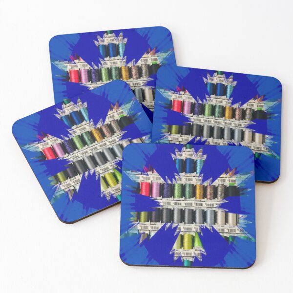 Item preview, Royal Blue color thread snowflakes christmas star by Iritof designed and sold by iritof.