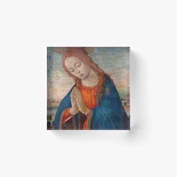 Item preview, Sandro Botticelli "Praying Madonna" designed and sold by Alexandra Dahl.