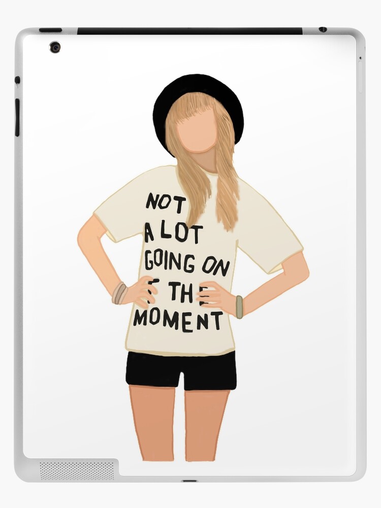 Taylor Swift: NOT A LOT GOING ON AT THE MOMENT Iconic Look- 22 music  video iPad Case & Skin for Sale by Seabrook Studios