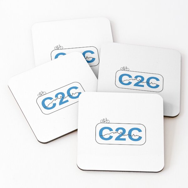 Item preview, C2C Cycle Route Black/Blue designed and sold by cycleexplorers.