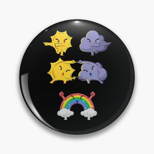 Item preview, Sun Cloud Rainbow Fusion Anime Funny Series  designed and sold by OloriHeritage.