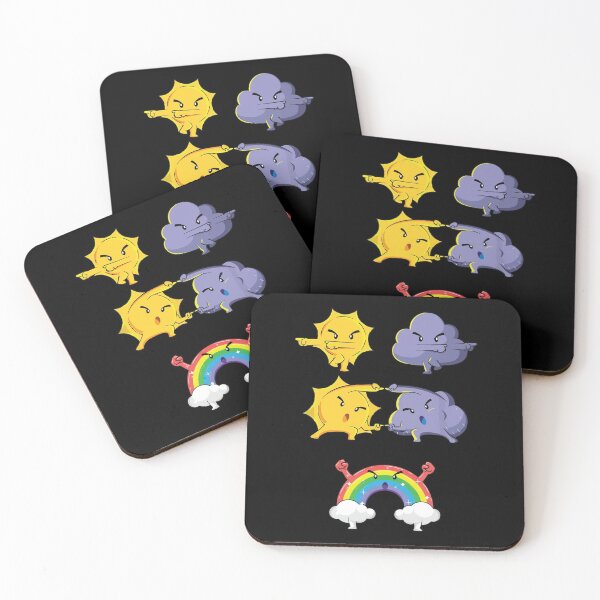 Item preview, Sun Cloud Rainbow Fusion Anime Funny Series  designed and sold by OloriHeritage.