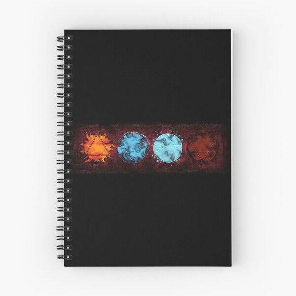 Item preview, Four elements symbols painting, alchemy designed and sold by NadiaChevrel.