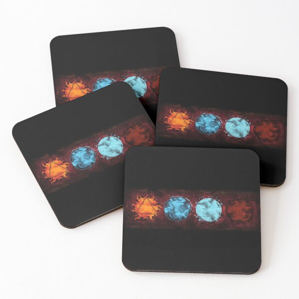 Item preview, Four elements symbols painting, alchemy designed and sold by NadiaChevrel.