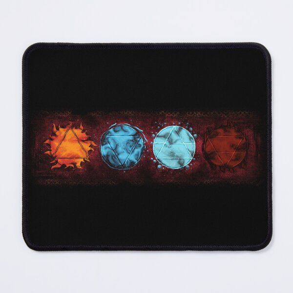 Item preview, Four elements symbols painting, alchemy designed and sold by NadiaChevrel.