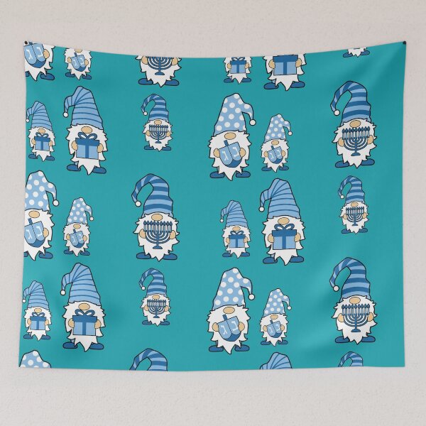 Item preview, Sticker Pack Gnomes Gnome Elf Elves Happy Hanukkah Jewish Jew designed and sold by Draculaura2009.