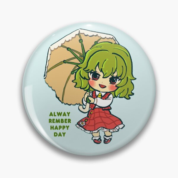 Item preview, I draw chibi yuuka kazami with umbrella (alway rember happy day) / touhou designed and sold by RansRoom.