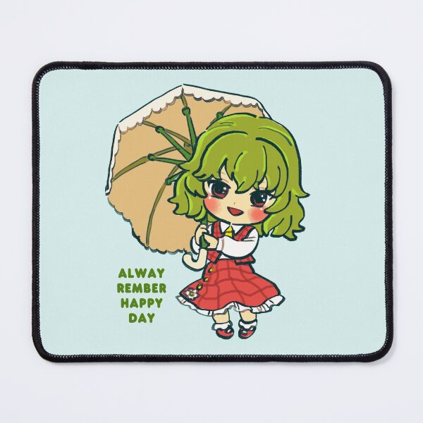 Item preview, I draw chibi yuuka kazami with umbrella (alway rember happy day) / touhou designed and sold by RansRoom.