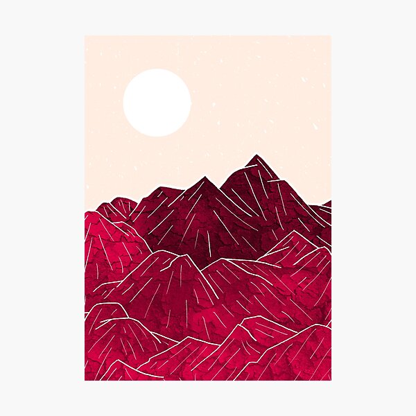 Item preview, Ruby Mountains designed and sold by Swadeillustrations.