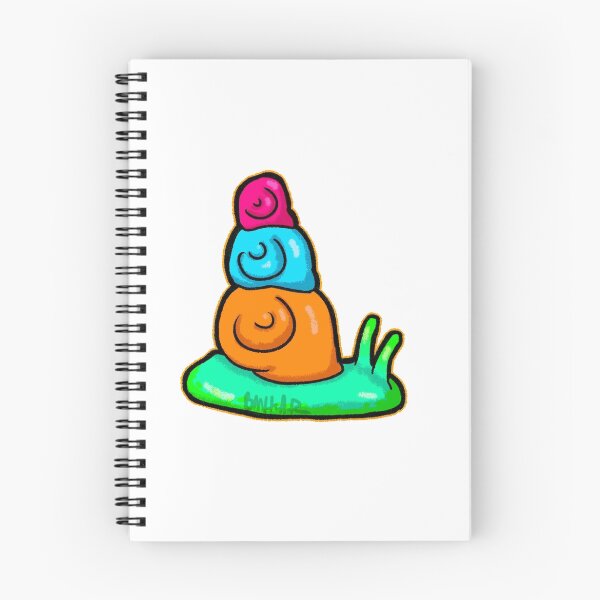 Item preview, neon snail sticker 1 designed and sold by BlueMoonHound.