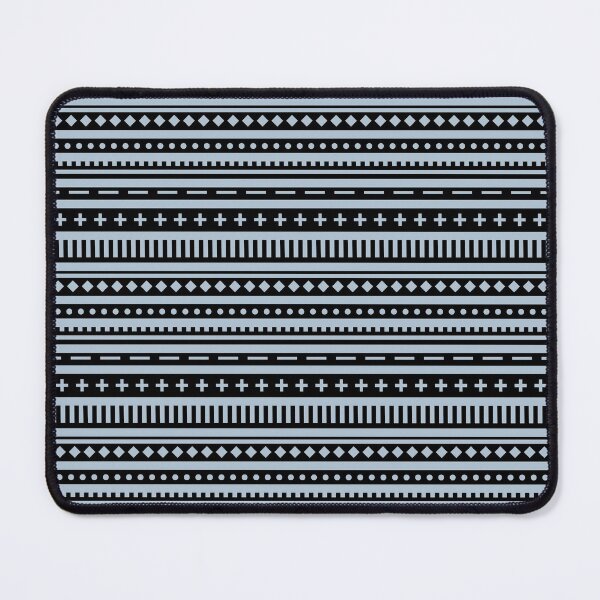 Artikelvorschau, Black and Blue Shape Horizontal Stripe Pattern Pairs Dulux 2022 Colour of the Year Bright Skies - Color Trends entworfen und verkauft von ColorOfTheYears.