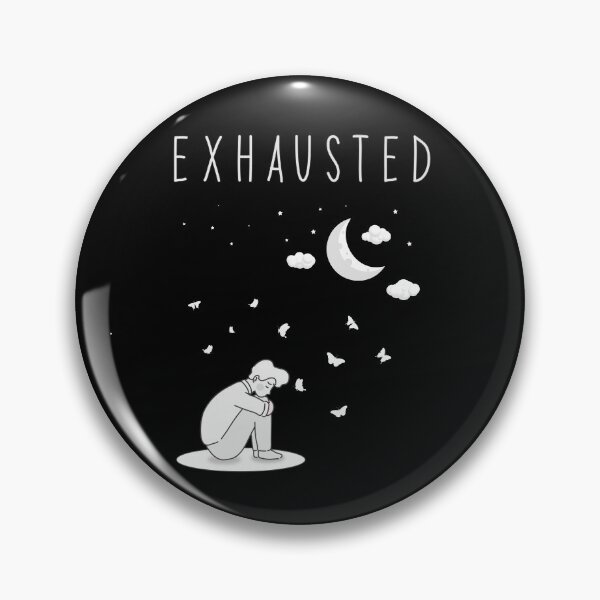 Item preview, Exhausted T shirt design designed and sold by T-Clouds.