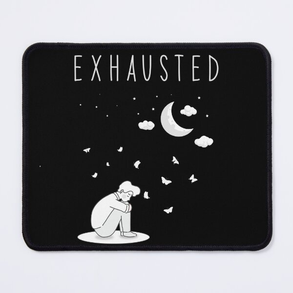 Item preview, Exhausted T shirt design designed and sold by T-Clouds.