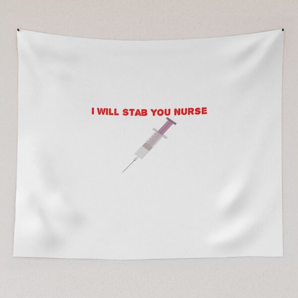 Item preview, I WIll Stab You Nurse | Nurse Shirts Funny | Nurse Appreciation | shirts for nurse | nurses united shirt | nurse quotes | nurse graduation | nurses gift | nurse designed and sold by Soukainadesign.