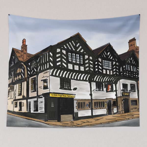 Item preview, Ye Olde Kings Head, Chester Pub designed and sold by evelynwinters.