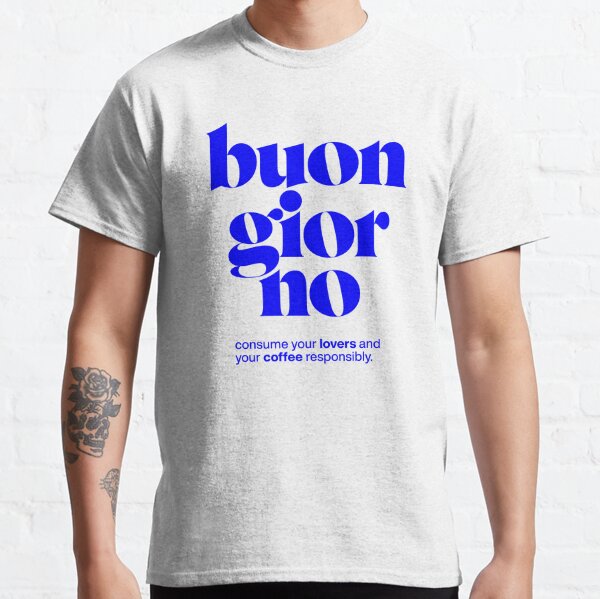 T-shirt donna bianca un giorno all'improvviso