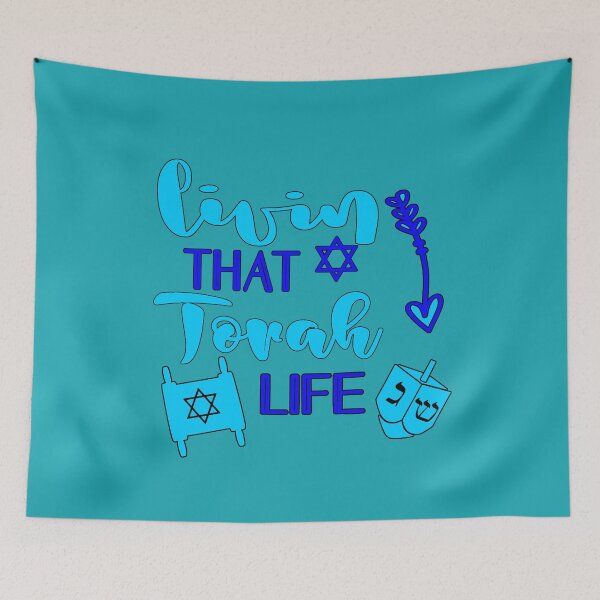 Item preview, Living the Torah Life Happy Hanukkah Jewish Jew designed and sold by Draculaura2009.